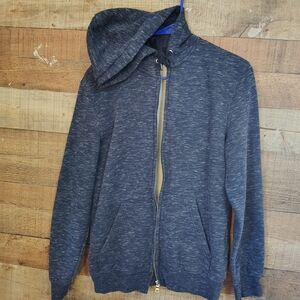 H&M Men's Dark Gray Zip-Up Sweater